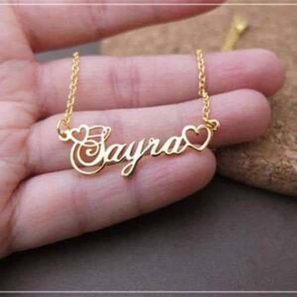 Gold Plated Names Locket 2