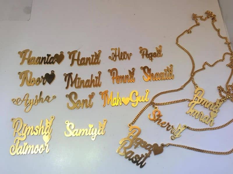 Gold Plated Names Locket 3