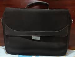 laptop and office bag