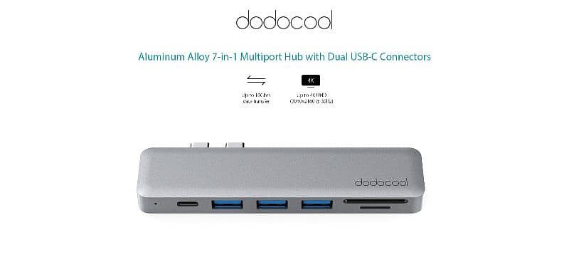 4K HDMI 7-in-1 USB-C Hub MacBook Air 2018 MacBook Pro 2016/2017/2018 5