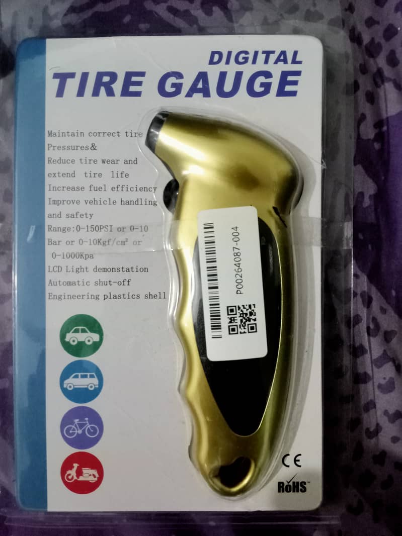 DIGITAL TYRE PRESSURE GAUGE 0