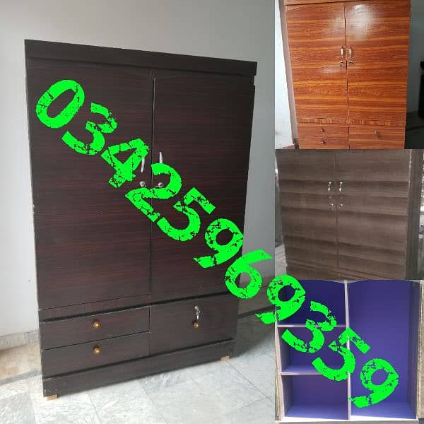 cupboard almari 6-4ft cloths wardrobe showcase home furniture dressing 0