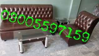 sofa set 5 seater parlor home office furniture table cafe chair desk