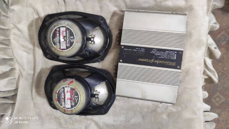 pioneer car speakers & amplifier 1