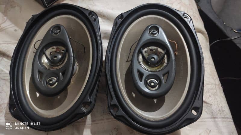 pioneer car speakers & amplifier 8