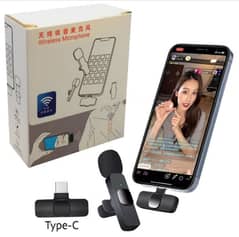 Wireless Microphone Bluetooth For Type C and I phone K9 K35 Bm800 kit