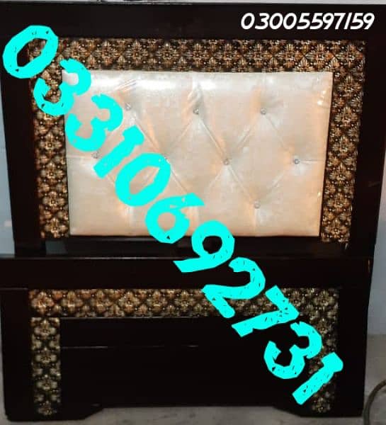 Kingsize doble bed set single brndnew dressing side table home hostel 7