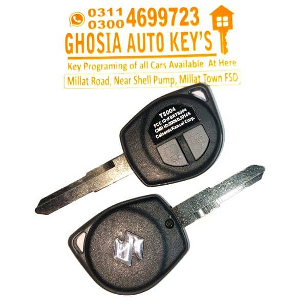 Car Remote keys and Smart keys makers in Faisalabad 0