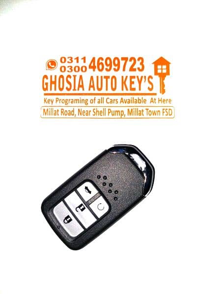 Car Remote keys and Smart keys makers in Faisalabad 1