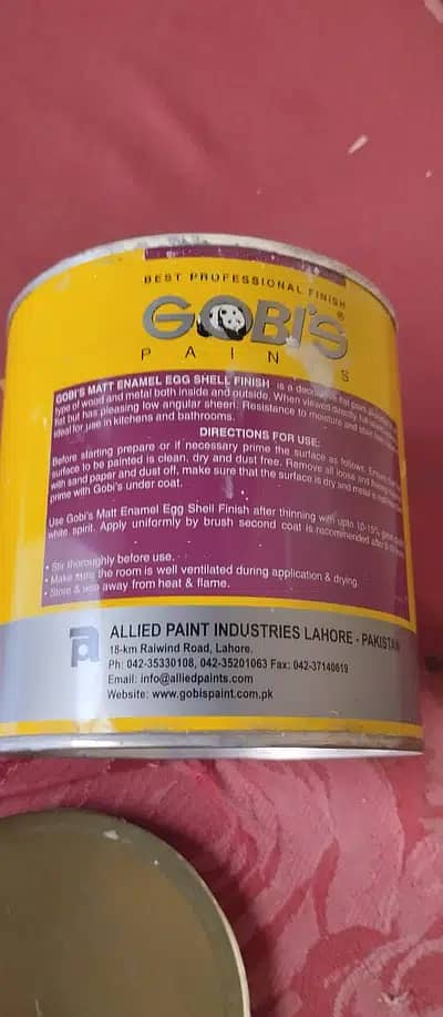 EMULSION BOX PACK FOR WOOD POLISH NON USED 1