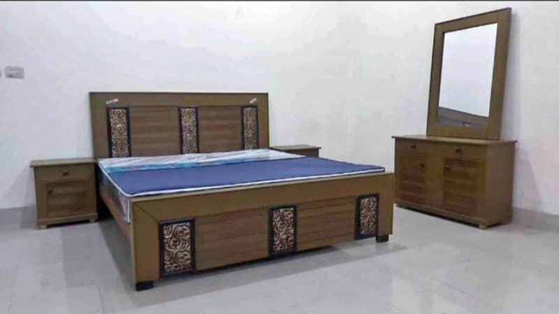 double bed factory ret me mojud hain 5 sall ki warranty 9