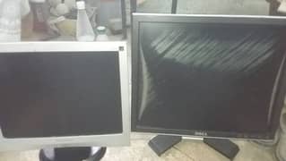 Dell 17 Inch & ViewSonic 14 Inch (Screen is Rough) working condition