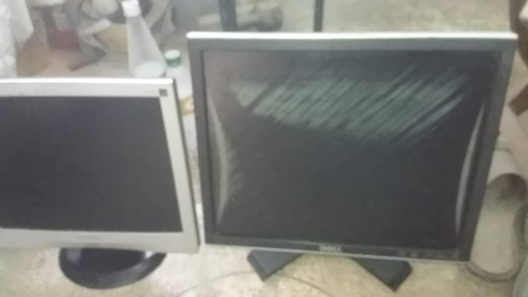 Dell 17 Inch & ViewSonic 14 Inch (Screen is Rough) working condition 4