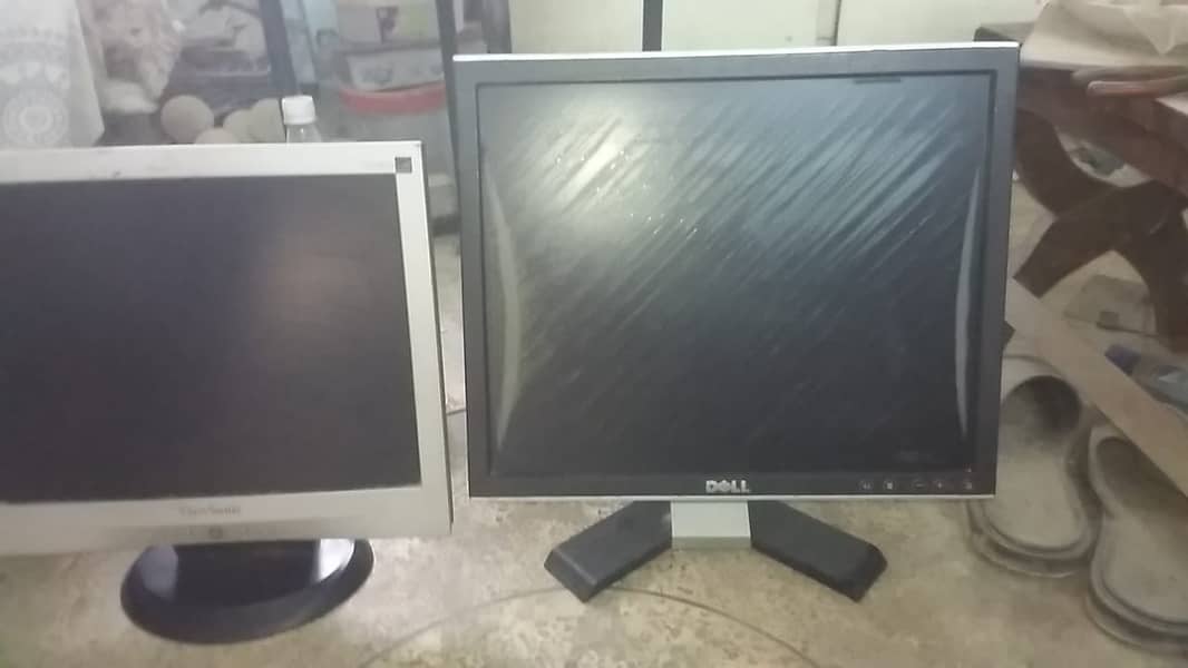 Dell 17 Inch & ViewSonic 14 Inch (Screen is Rough) working condition 5