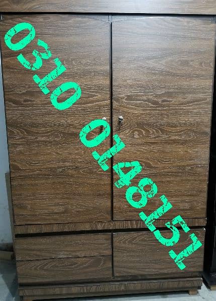 cloth almari wardrobe 2 door color cupboard home hostel dressing draw 4