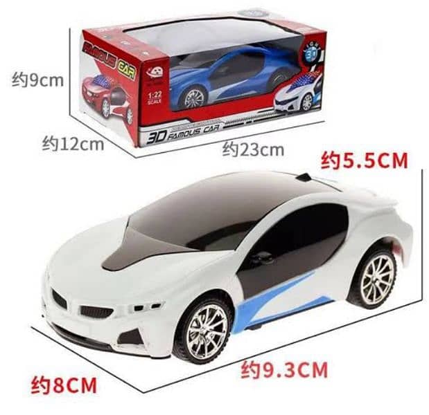 REMOTE CONTROL FAMOUS CAR WITH 3D LIGHTS (Non Chargeable 10