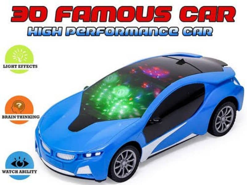 REMOTE CONTROL FAMOUS CAR WITH 3D LIGHTS (Non Chargeable 1