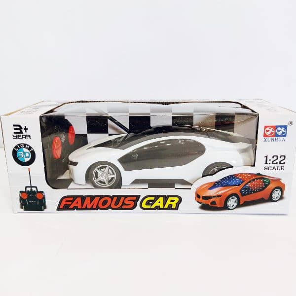 REMOTE CONTROL FAMOUS CAR WITH 3D LIGHTS (Non Chargeable 5