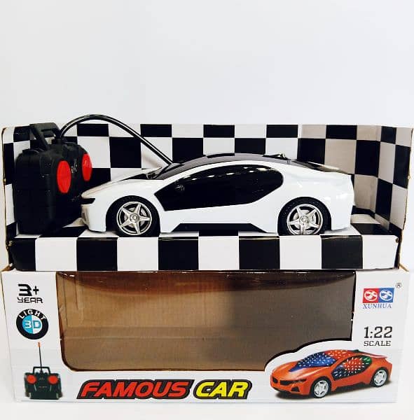 REMOTE CONTROL FAMOUS CAR WITH 3D LIGHTS (Non Chargeable 6