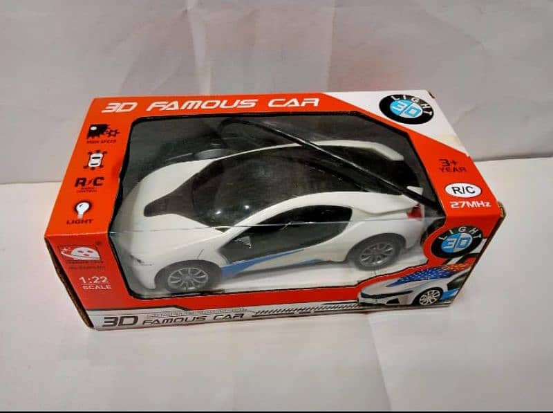 REMOTE CONTROL FAMOUS CAR WITH 3D LIGHTS (Non Chargeable 8