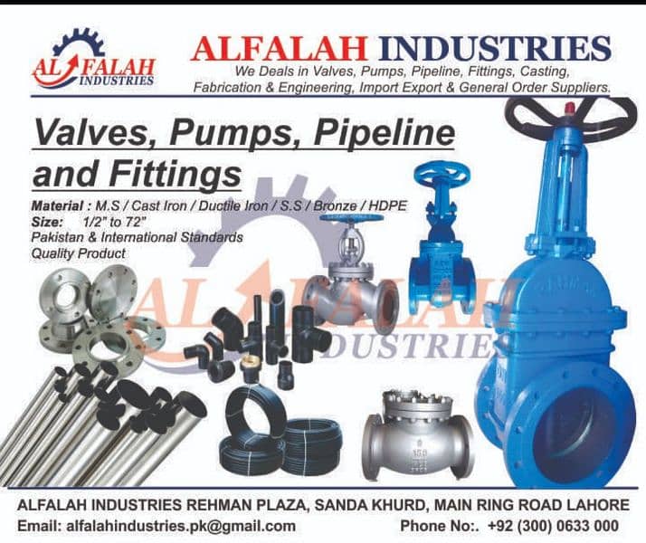 industrial valve pumps HDPE pipe and fittings 0