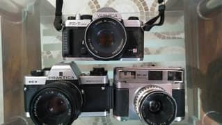 old antique cameras vintage