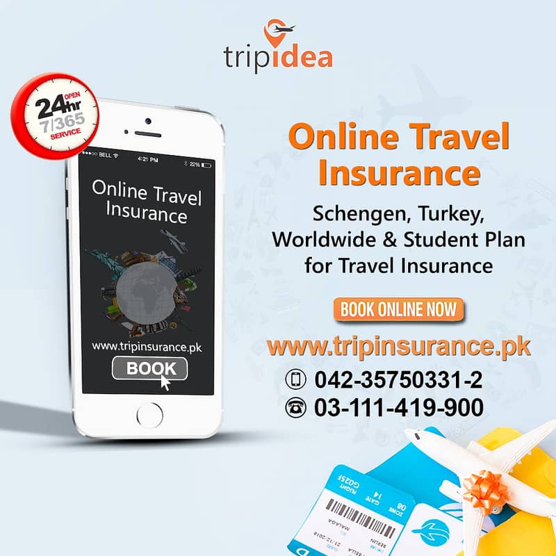 24/7 Travel Insurance for All Countries (Student & Visit visa Insuran) 1
