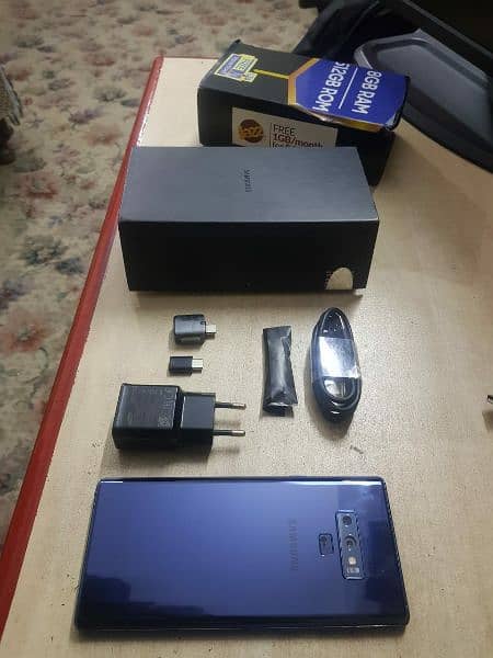 Samsung Note 9 8GB 512GB complete box 1