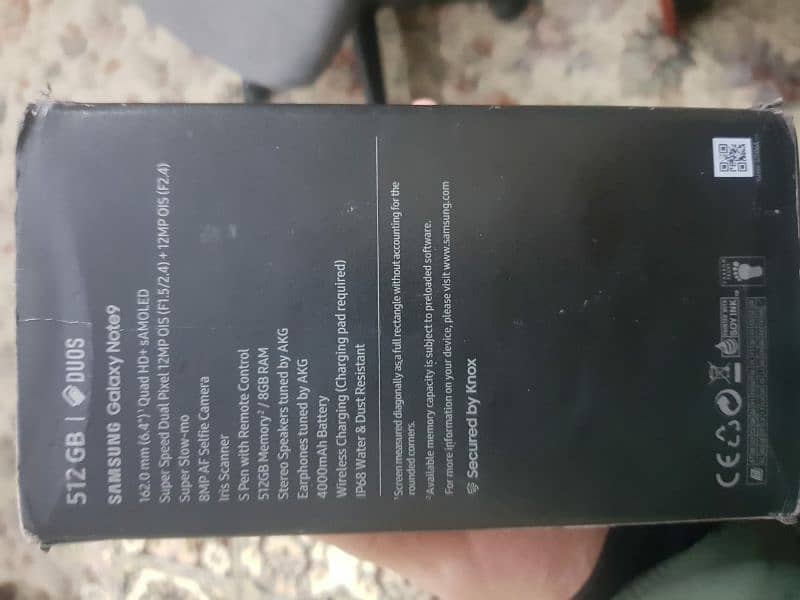 Samsung Note 9 8GB 512GB complete box 7