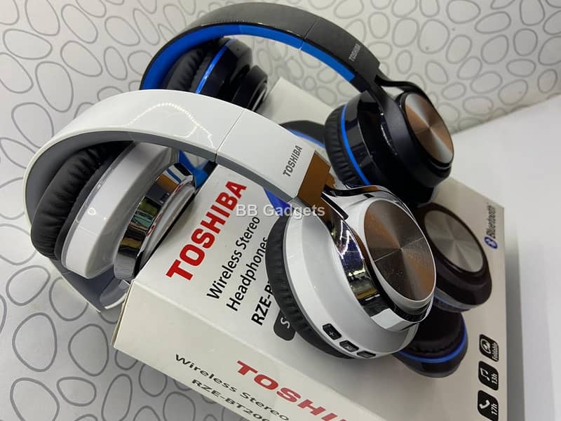 Toshiba Wireless Stereo Headphones RZE-BT200H 7