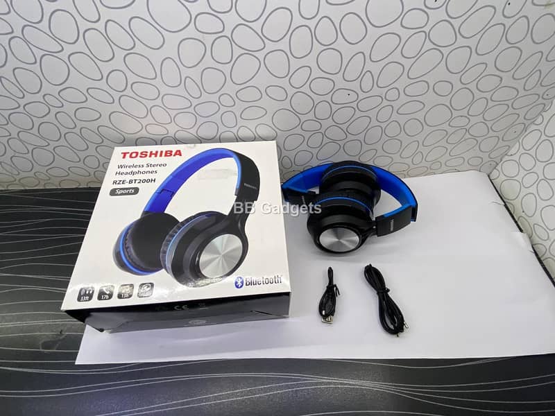 Toshiba Wireless Stereo Headphones RZE-BT200H 11