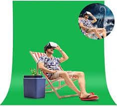 5FT X 8FT Professional Green Screen Chroma Key Studio Backdrop Video 5