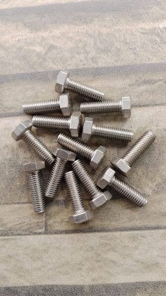 Stainless Steel SS Nut bolts Washers and all types of fastners 9