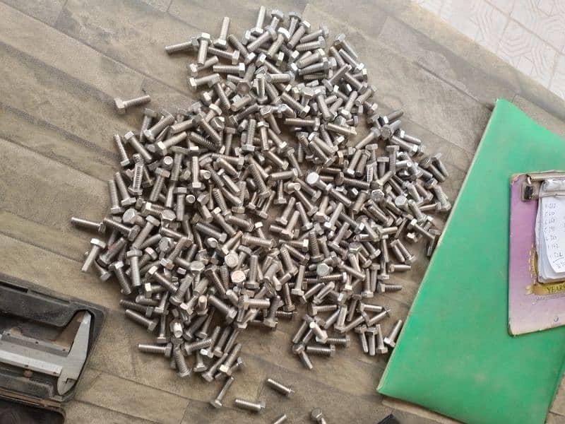 Stainless Steel SS Nut bolts Washers and all types of fastners 16