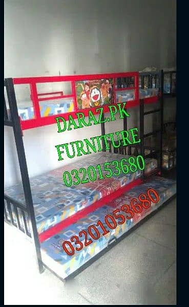 iron , double triple bed kids/elders bunk beds 10