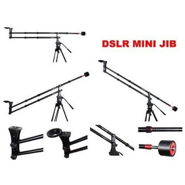 Kingjoy Aluminum Mini Jib Crane for DSLR Camera 3