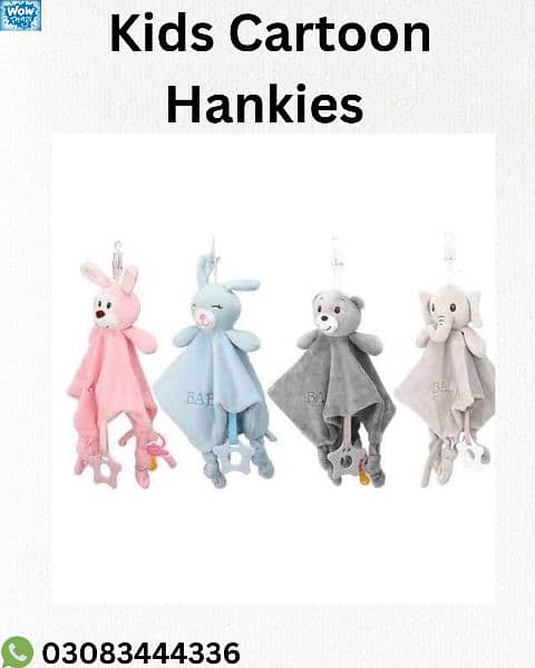 kids Cartoon Hankies 0