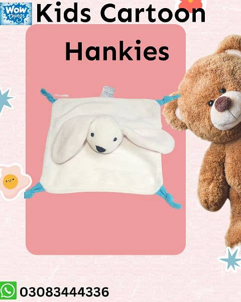 kids Cartoon Hankies 1