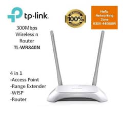 Tp-Link TL-WR840N 300MBps 4in1 Wireless Router 2 Antena Super Fast 0