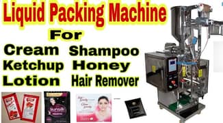 Liquid Packing Filling Machine For Shampoo Ketchup Hair remover cream