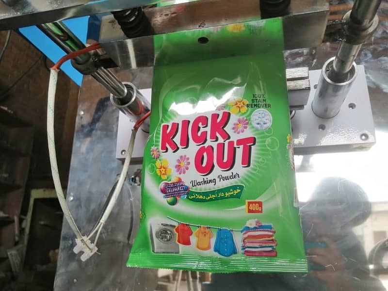 Washing Powder Making Complete Set Up Surf Mixer Cutter Packing Machin 7