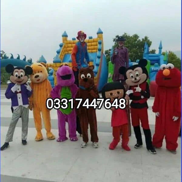 Balloon decor/ Cartoon character/ kids /  jumping castle/ magic show 0