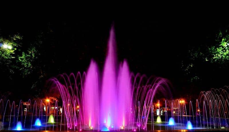 Musical Dancing Fountain Submersible pump Led lights, Sprinkler System 5