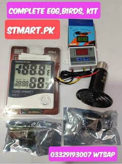 Incubator Temperature Controller Kit Humidity Meter