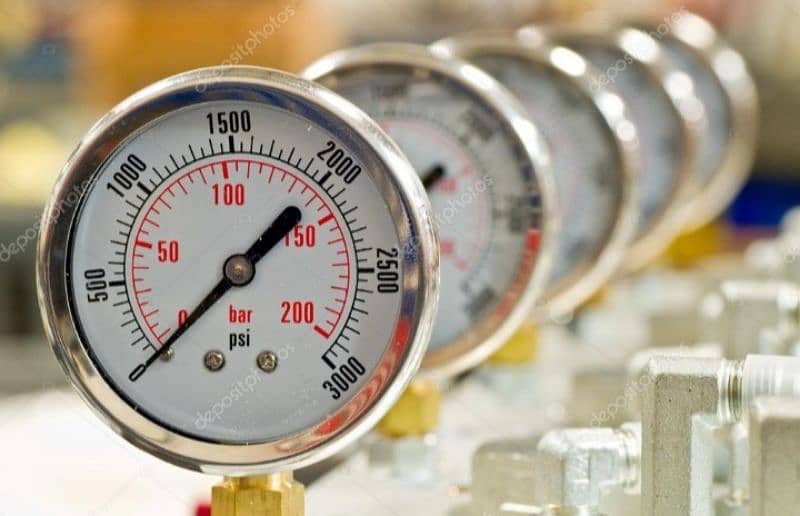 Pressure/temperature gauge 1