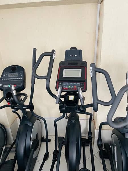 SOLE treadmill, Elliptical, Recumbent bike, upright bike, USA import 1