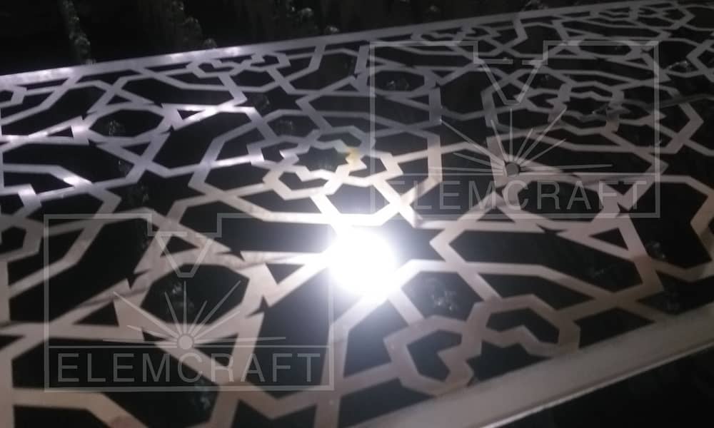 CNC laser cutting plasma art for home architect table partition shade 4