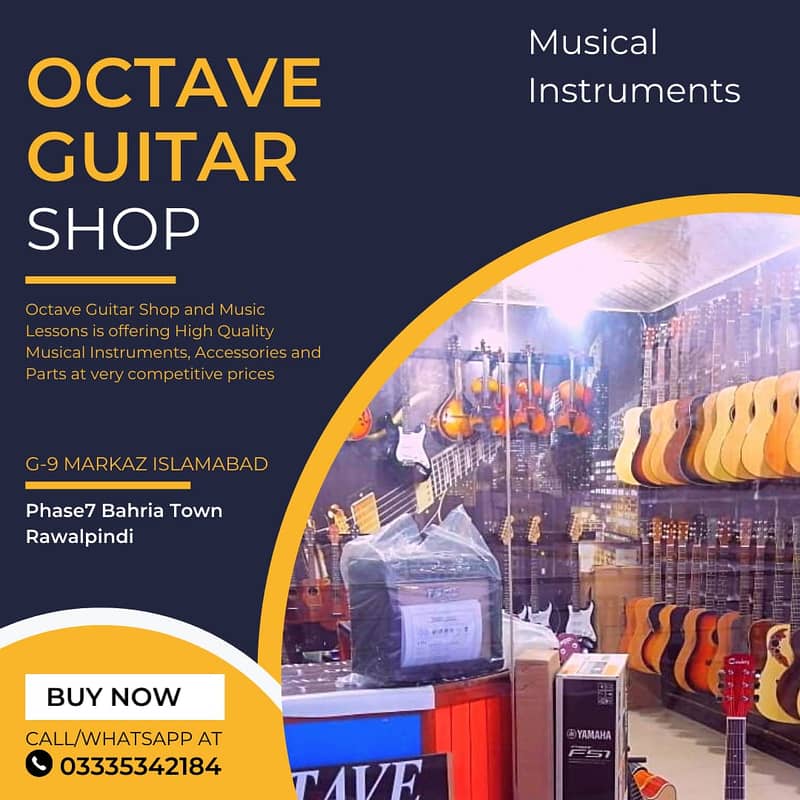 Best Musical instruments at Octave Guitar Shop 0