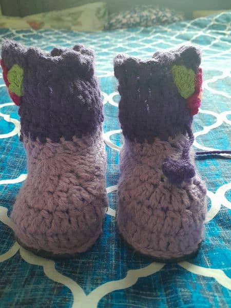 kids knitted boots 2