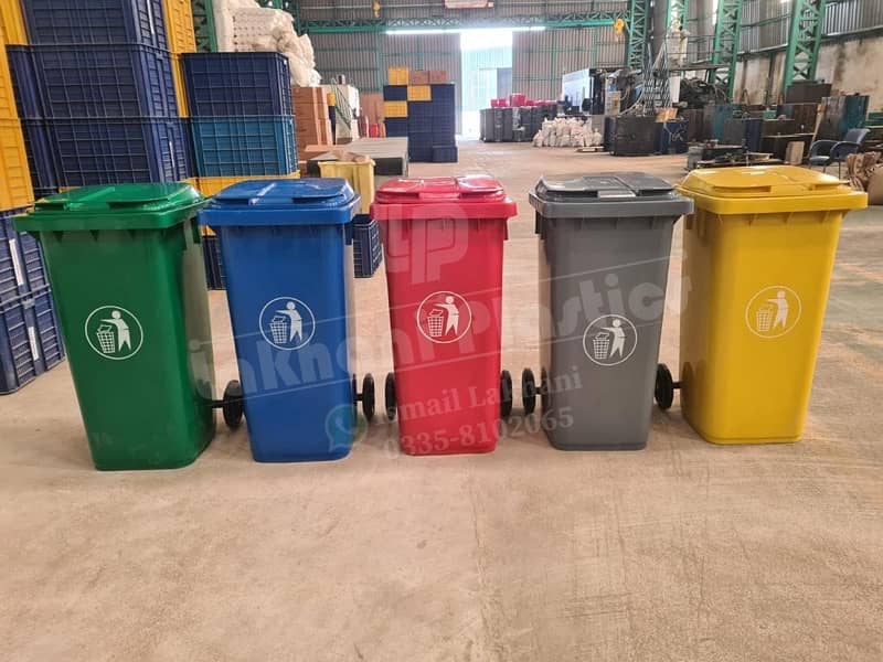 Dustbins With wheel and pedals 6